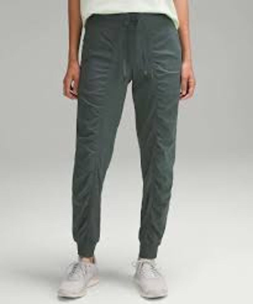 Lululemon Womens Jogger Pants Size 6 Forest Green Drawstring Waist